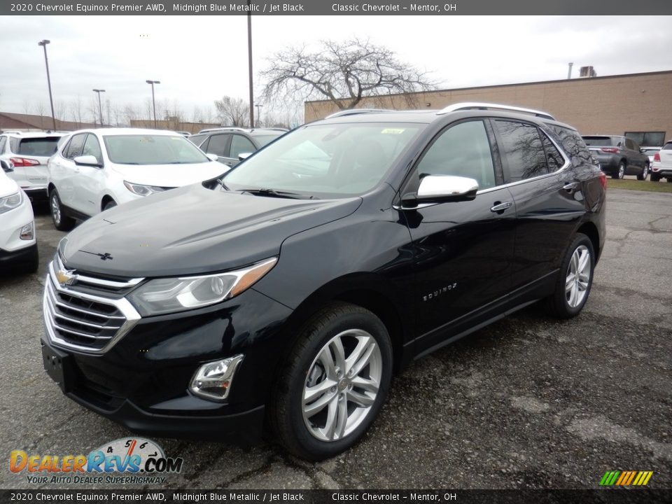 2020 Chevrolet Equinox Premier AWD Midnight Blue Metallic / Jet Black Photo #1