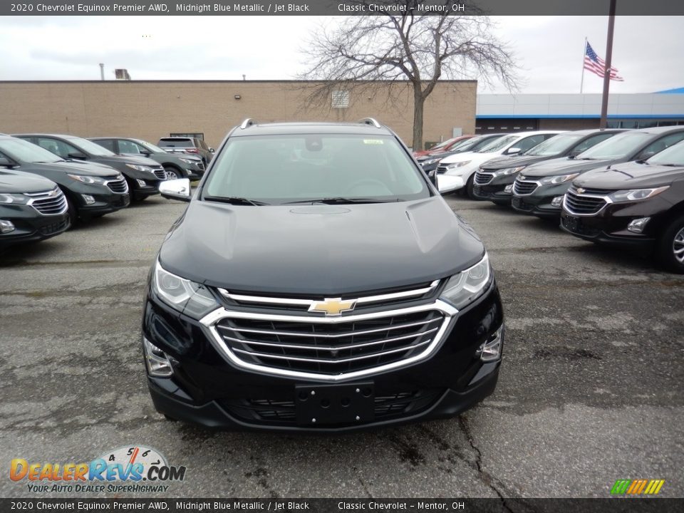 2020 Chevrolet Equinox Premier AWD Midnight Blue Metallic / Jet Black Photo #2