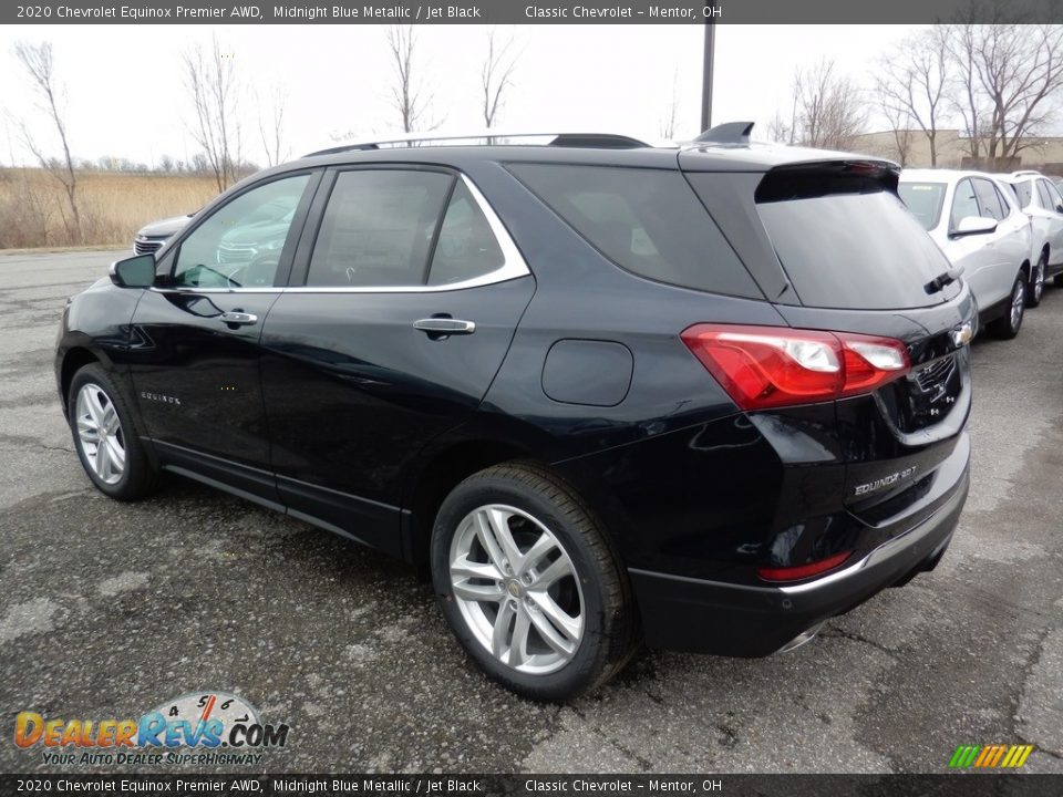 2020 Chevrolet Equinox Premier AWD Midnight Blue Metallic / Jet Black Photo #5