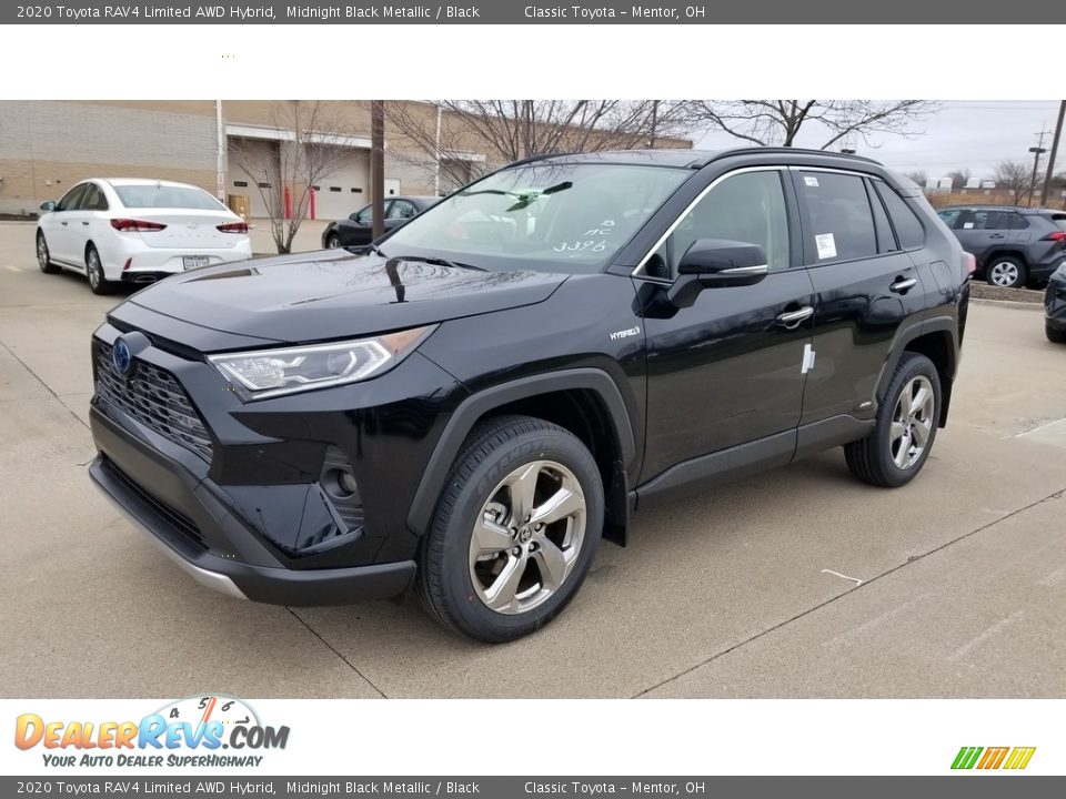 2020 Toyota RAV4 Limited AWD Hybrid Midnight Black Metallic / Black Photo #1