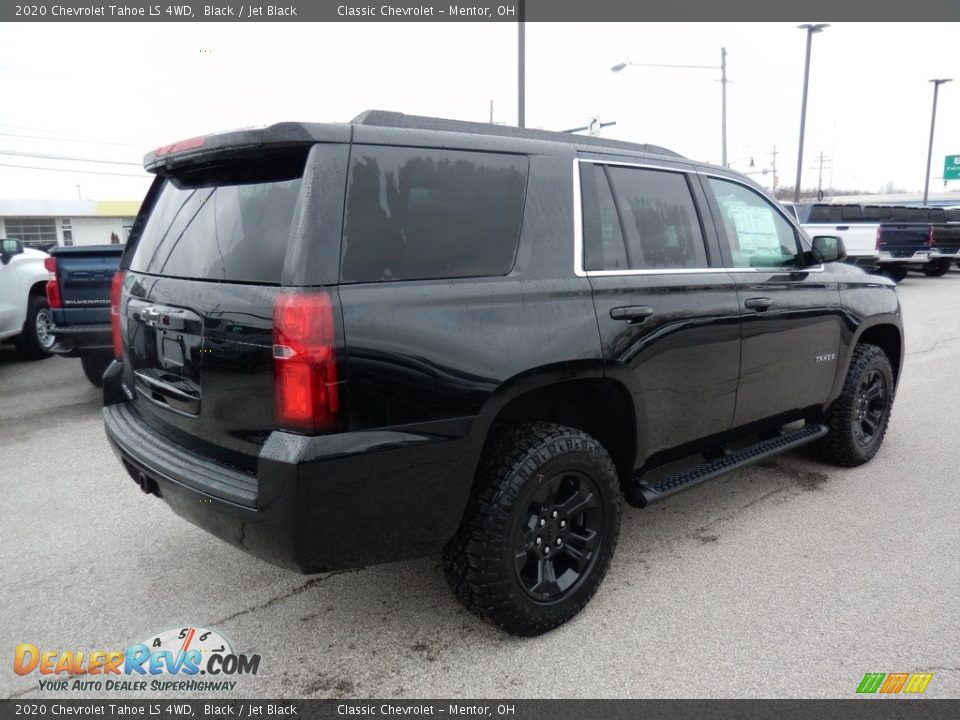 2020 Chevrolet Tahoe LS 4WD Black / Jet Black Photo #4