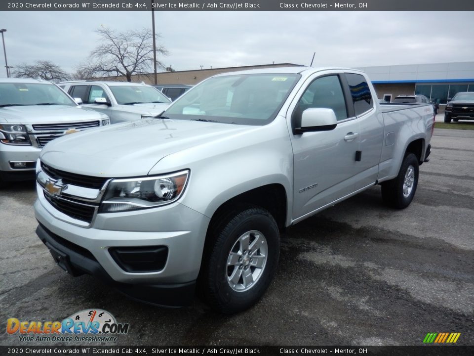 2020 Chevrolet Colorado WT Extended Cab 4x4 Silver Ice Metallic / Ash Gray/Jet Black Photo #1