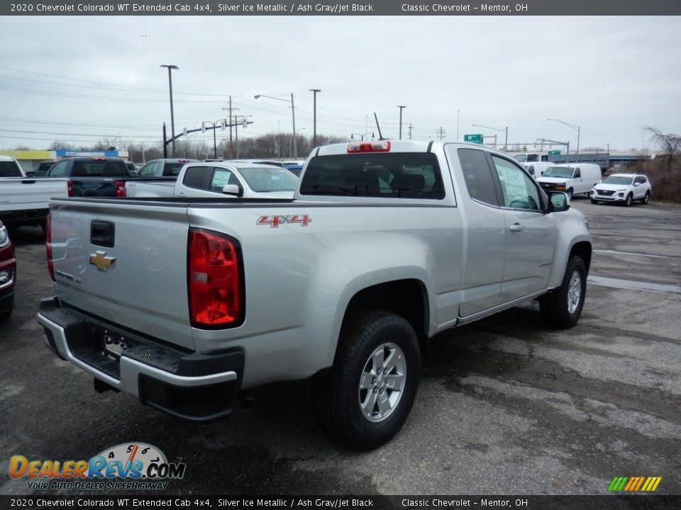 2020 Chevrolet Colorado WT Extended Cab 4x4 Silver Ice Metallic / Ash Gray/Jet Black Photo #4