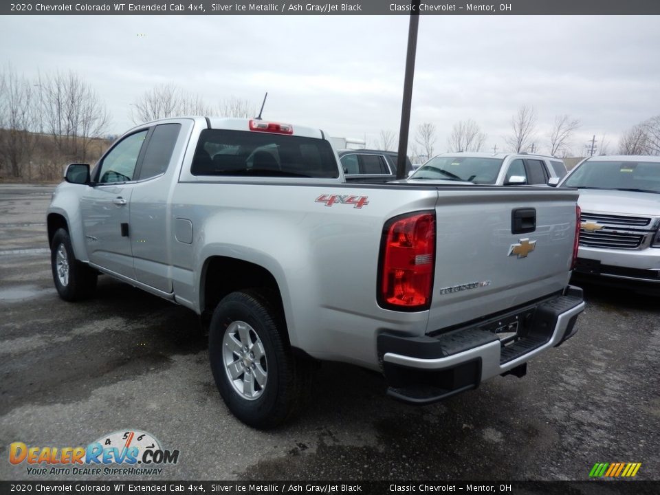 2020 Chevrolet Colorado WT Extended Cab 4x4 Silver Ice Metallic / Ash Gray/Jet Black Photo #5