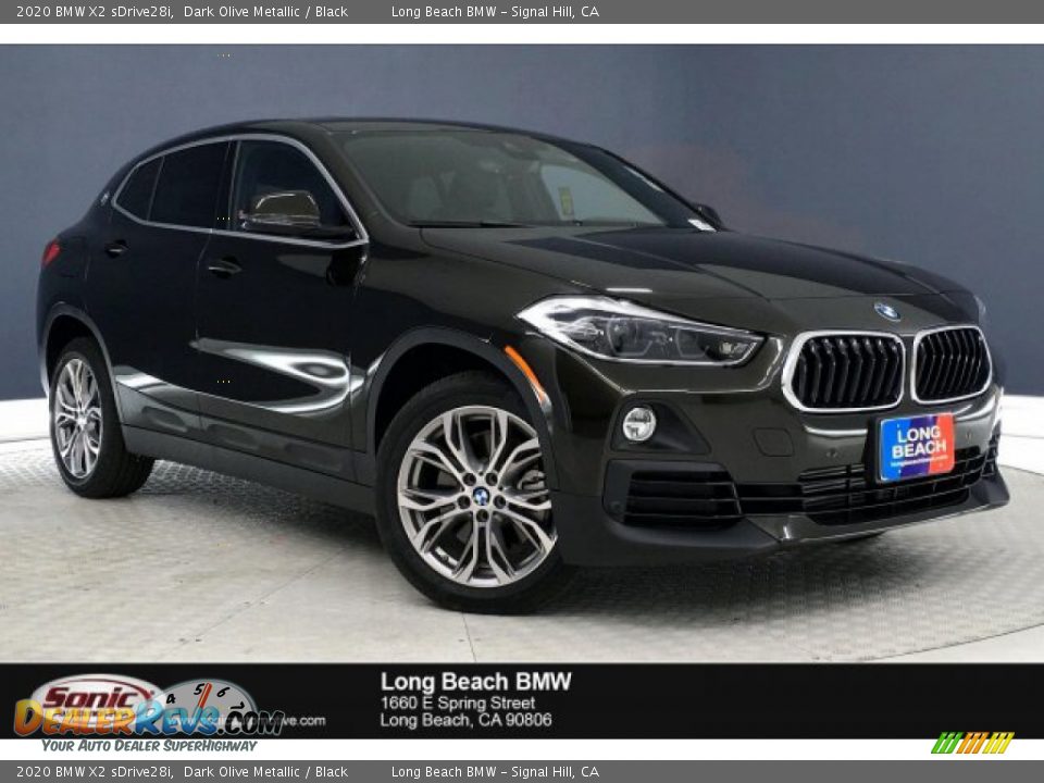 2020 BMW X2 sDrive28i Dark Olive Metallic / Black Photo #1