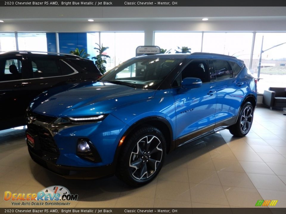 2020 Chevrolet Blazer RS AWD Bright Blue Metallic / Jet Black Photo #1