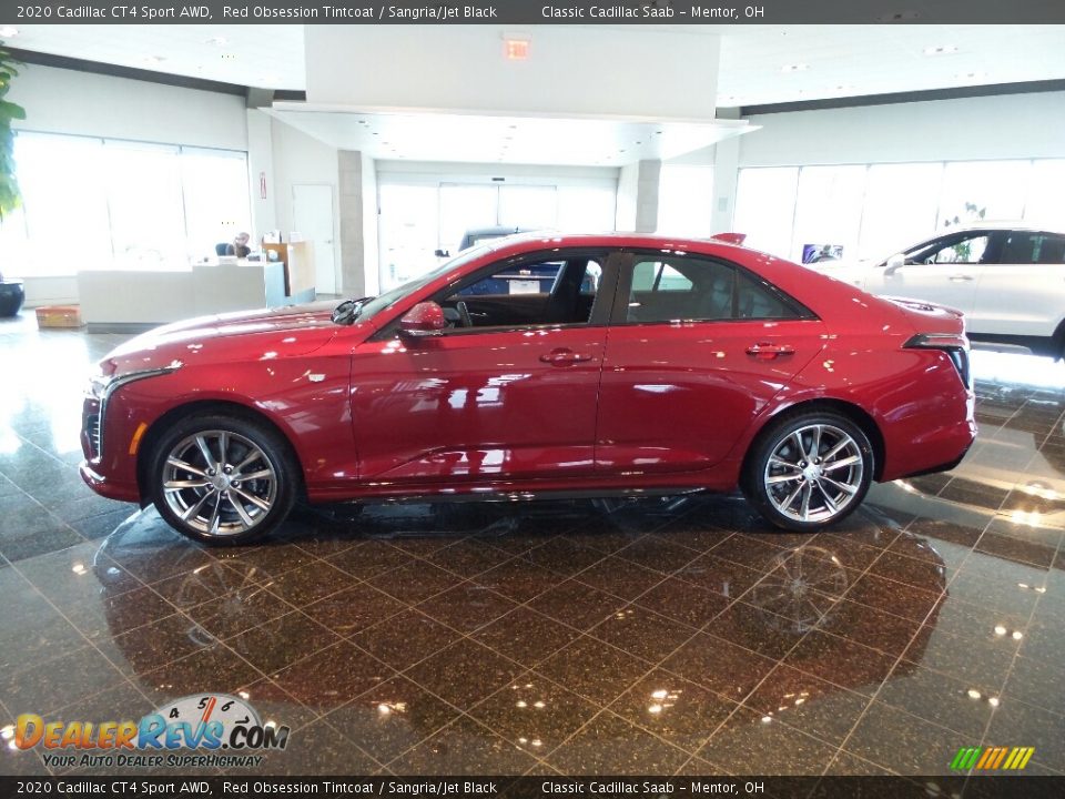 Red Obsession Tintcoat 2020 Cadillac CT4 Sport AWD Photo #2