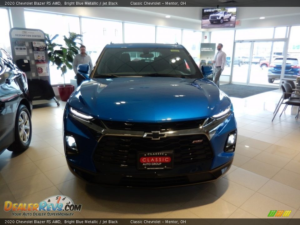 2020 Chevrolet Blazer RS AWD Bright Blue Metallic / Jet Black Photo #2