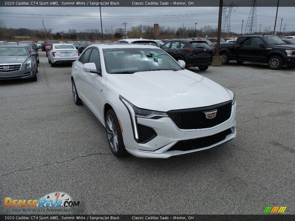 Front 3/4 View of 2020 Cadillac CT4 Sport AWD Photo #1