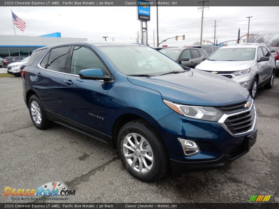 2020 Chevrolet Equinox LT AWD Pacific Blue Metallic / Jet Black Photo #3