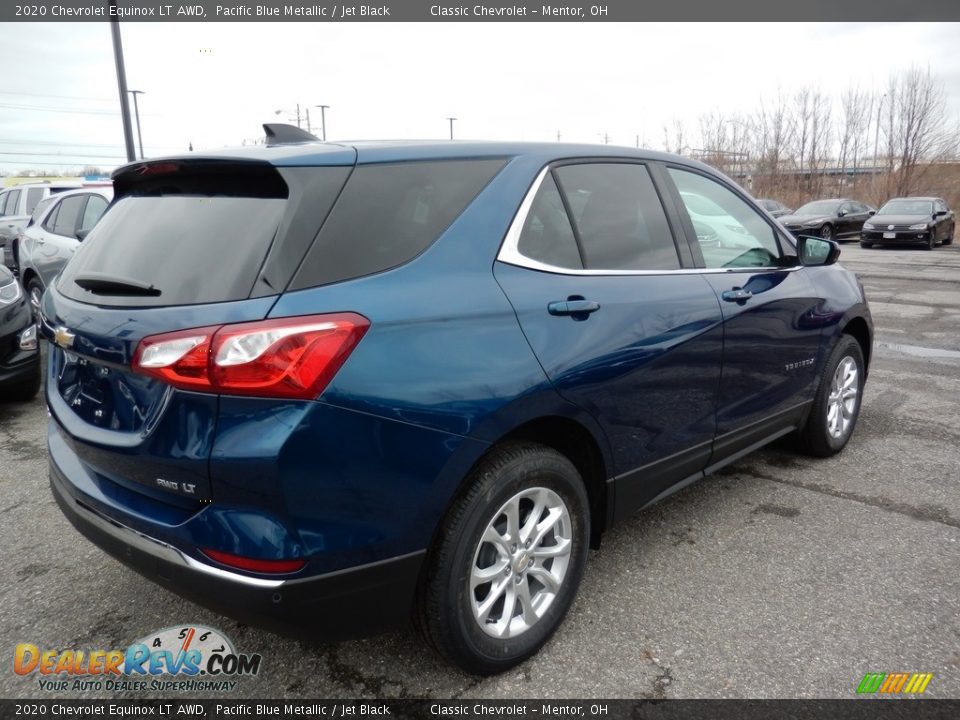 2020 Chevrolet Equinox LT AWD Pacific Blue Metallic / Jet Black Photo #4