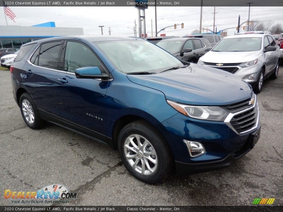 2020 Chevrolet Equinox LT AWD Pacific Blue Metallic / Jet Black Photo #3