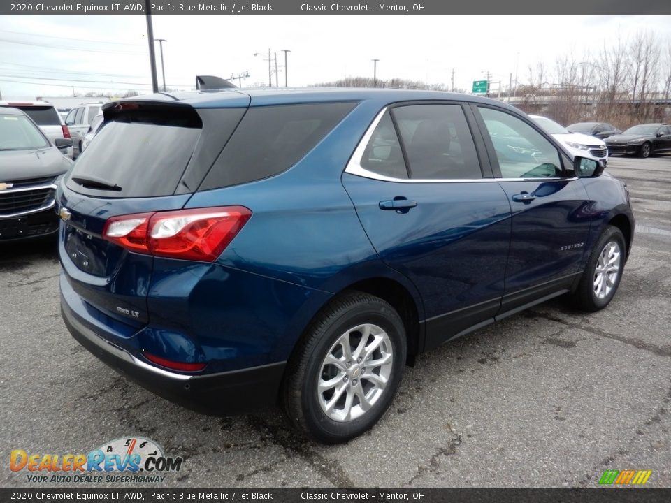 2020 Chevrolet Equinox LT AWD Pacific Blue Metallic / Jet Black Photo #4