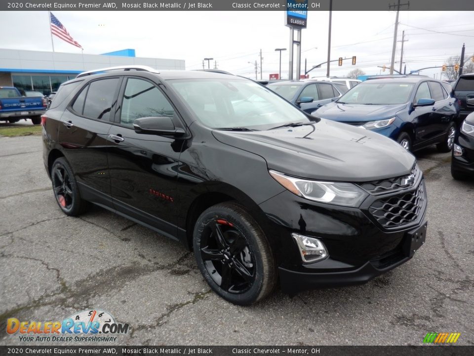 2020 Chevrolet Equinox Premier AWD Mosaic Black Metallic / Jet Black Photo #3