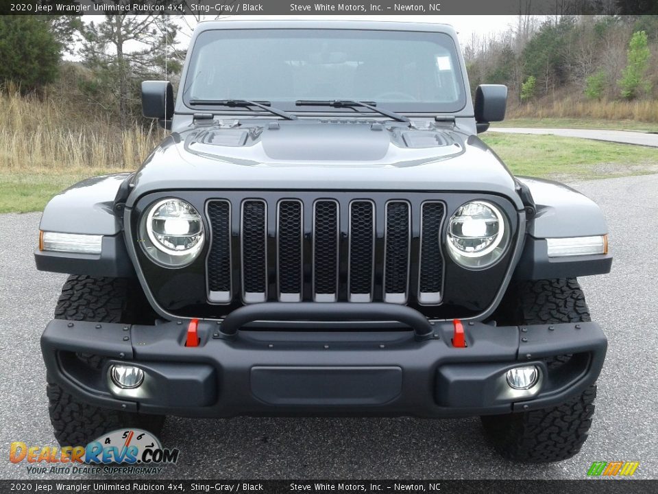 2020 Jeep Wrangler Unlimited Rubicon 4x4 Sting-Gray / Black Photo #3