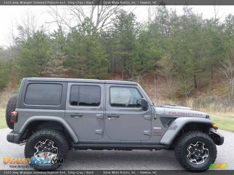 2020 Jeep Wrangler Unlimited Rubicon 4x4 Sting-Gray / Black Photo #5