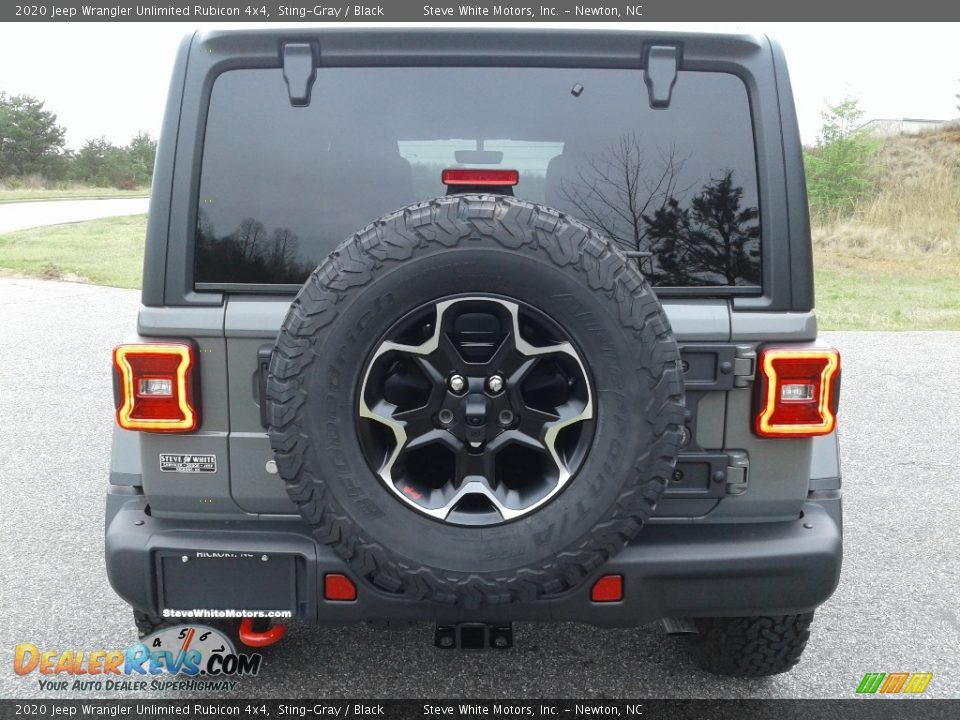 2020 Jeep Wrangler Unlimited Rubicon 4x4 Sting-Gray / Black Photo #7