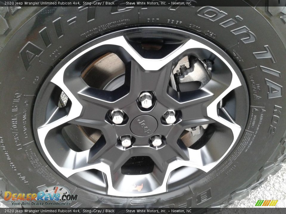 2020 Jeep Wrangler Unlimited Rubicon 4x4 Sting-Gray / Black Photo #9