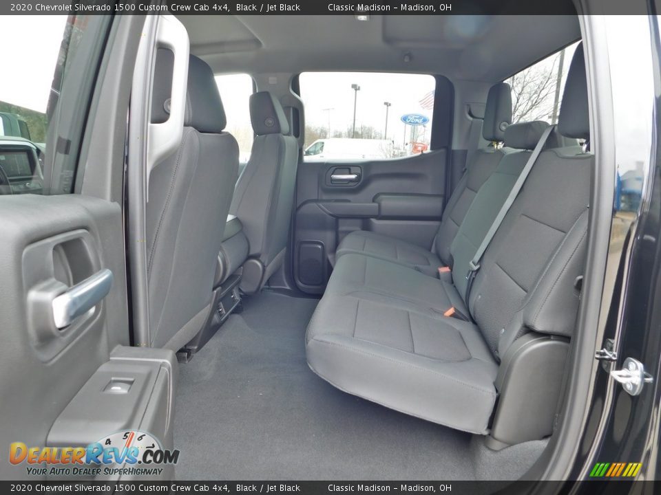 Rear Seat of 2020 Chevrolet Silverado 1500 Custom Crew Cab 4x4 Photo #23