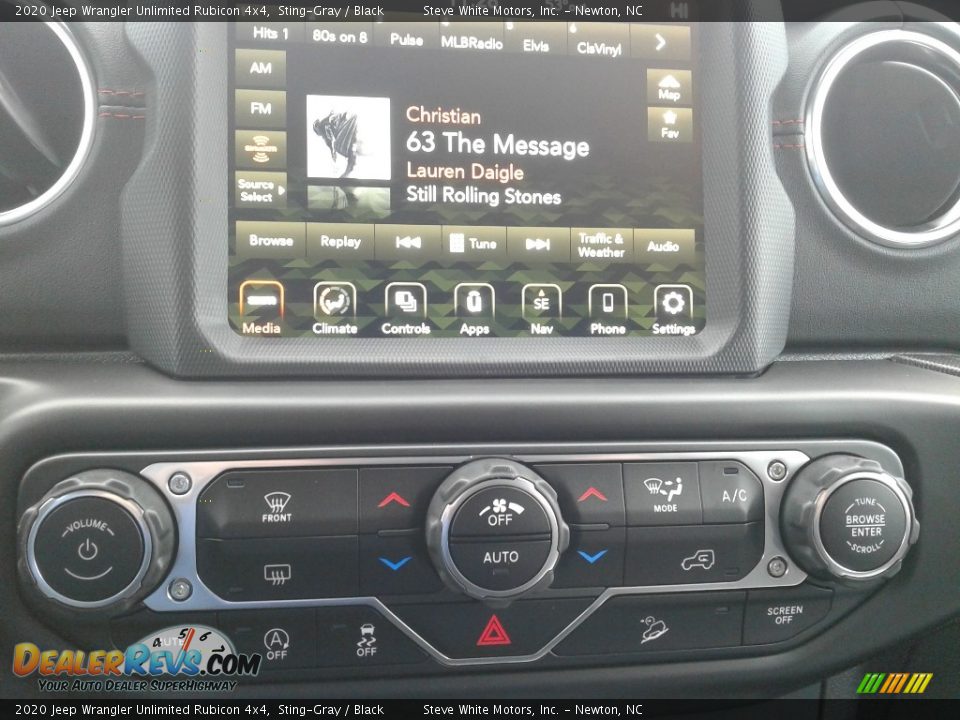 2020 Jeep Wrangler Unlimited Rubicon 4x4 Sting-Gray / Black Photo #28