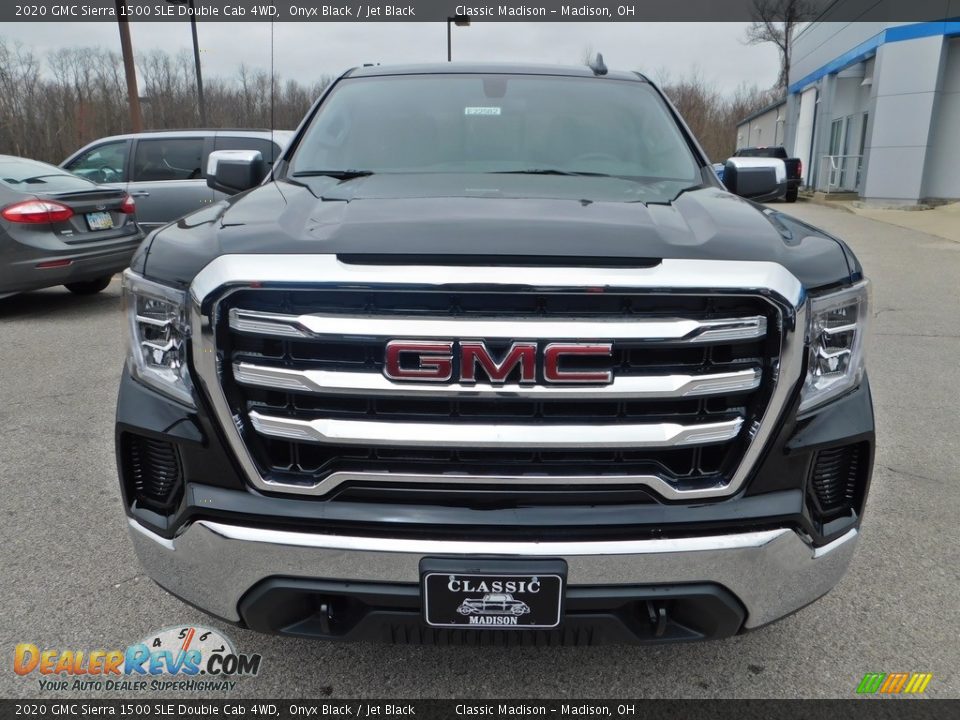 2020 GMC Sierra 1500 SLE Double Cab 4WD Onyx Black / Jet Black Photo #4