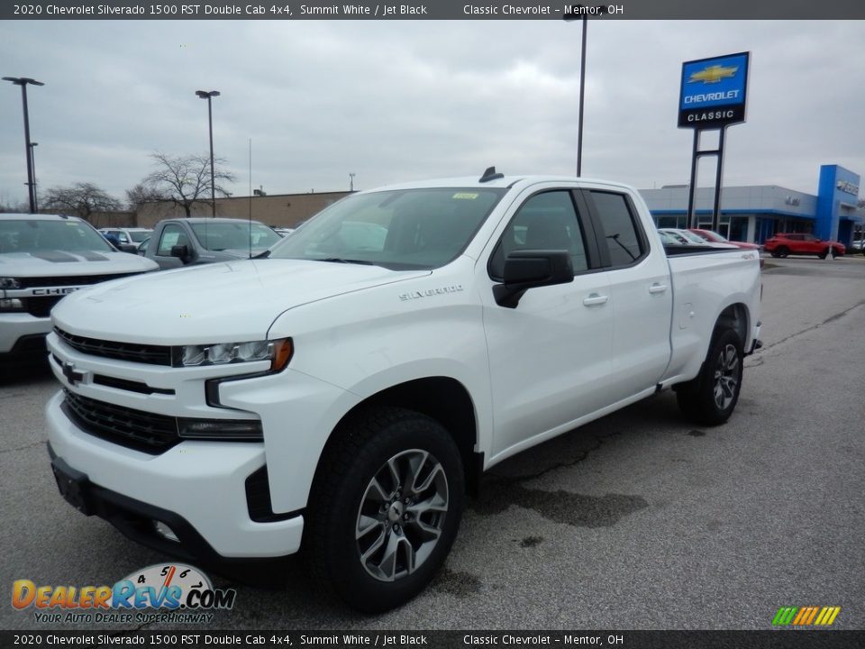 2020 Chevrolet Silverado 1500 RST Double Cab 4x4 Summit White / Jet Black Photo #1