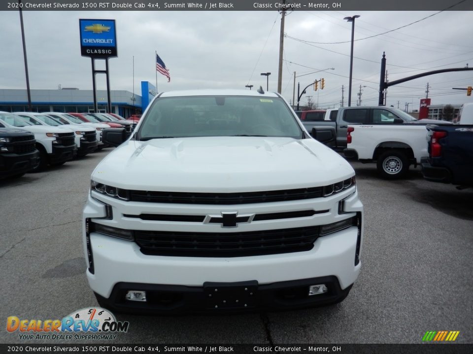 2020 Chevrolet Silverado 1500 RST Double Cab 4x4 Summit White / Jet Black Photo #2