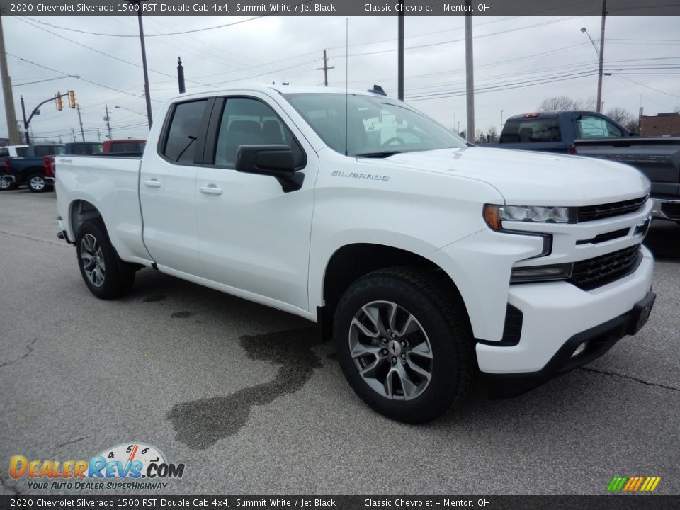 2020 Chevrolet Silverado 1500 RST Double Cab 4x4 Summit White / Jet Black Photo #3