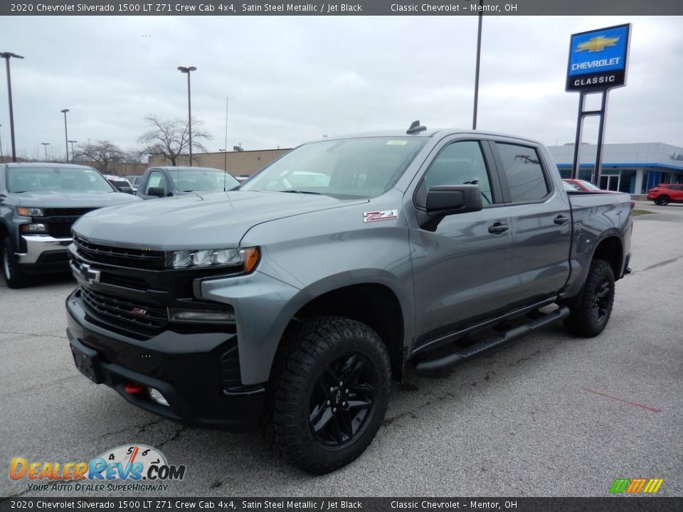 2020 Chevrolet Silverado 1500 LT Z71 Crew Cab 4x4 Satin Steel Metallic / Jet Black Photo #1