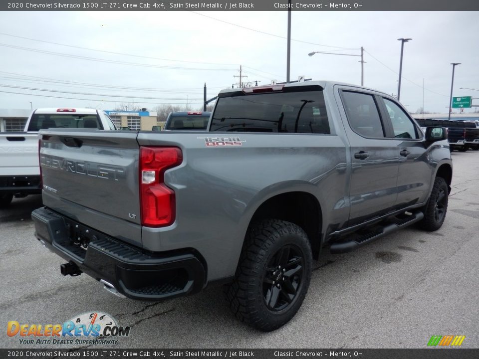 2020 Chevrolet Silverado 1500 LT Z71 Crew Cab 4x4 Satin Steel Metallic / Jet Black Photo #4