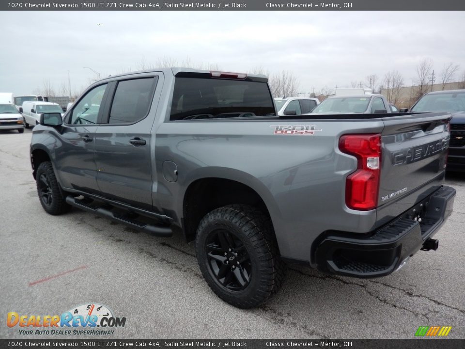 2020 Chevrolet Silverado 1500 LT Z71 Crew Cab 4x4 Satin Steel Metallic / Jet Black Photo #5