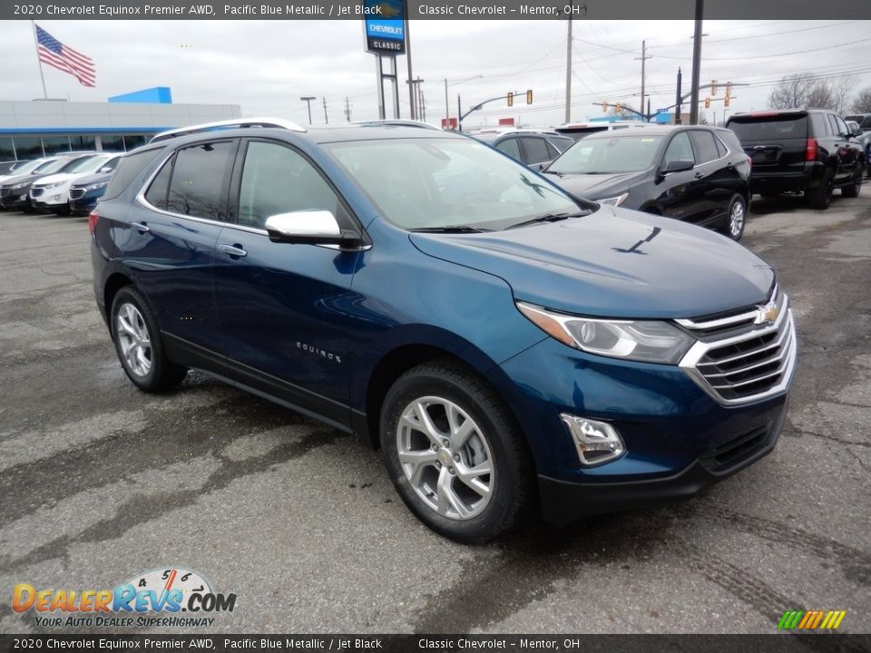 2020 Chevrolet Equinox Premier AWD Pacific Blue Metallic / Jet Black Photo #3