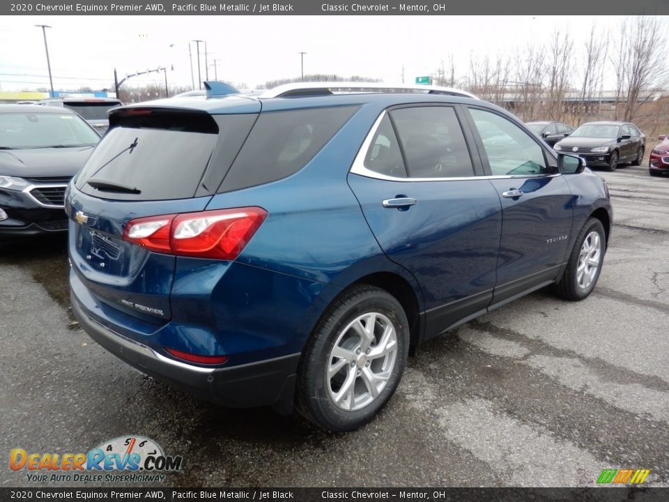 2020 Chevrolet Equinox Premier AWD Pacific Blue Metallic / Jet Black Photo #4