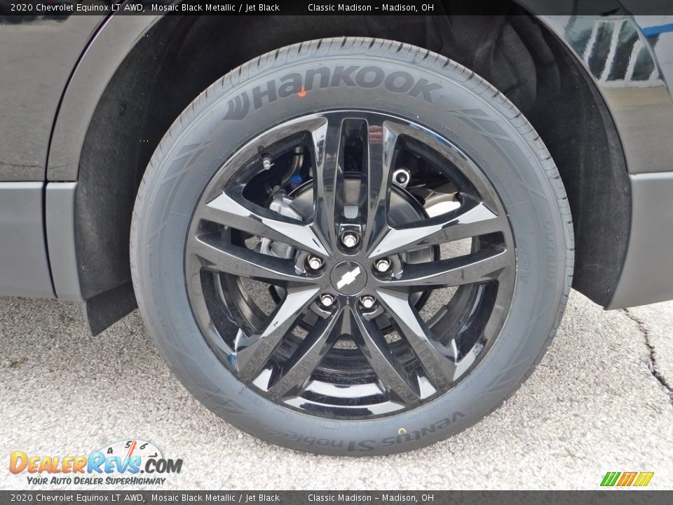 2020 Chevrolet Equinox LT AWD Mosaic Black Metallic / Jet Black Photo #9