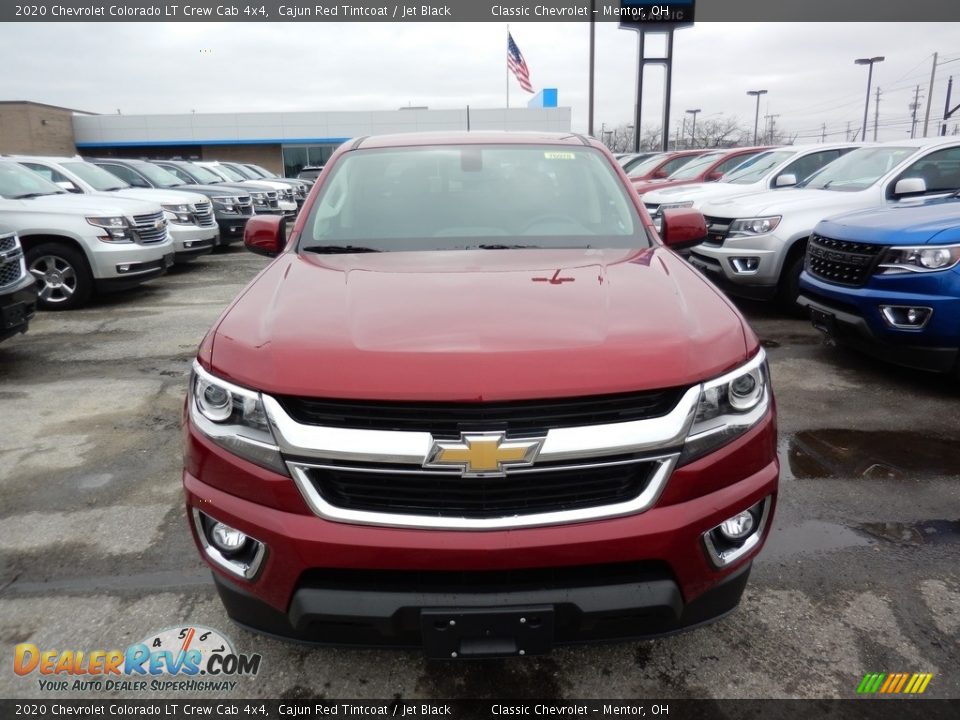 2020 Chevrolet Colorado LT Crew Cab 4x4 Cajun Red Tintcoat / Jet Black Photo #2