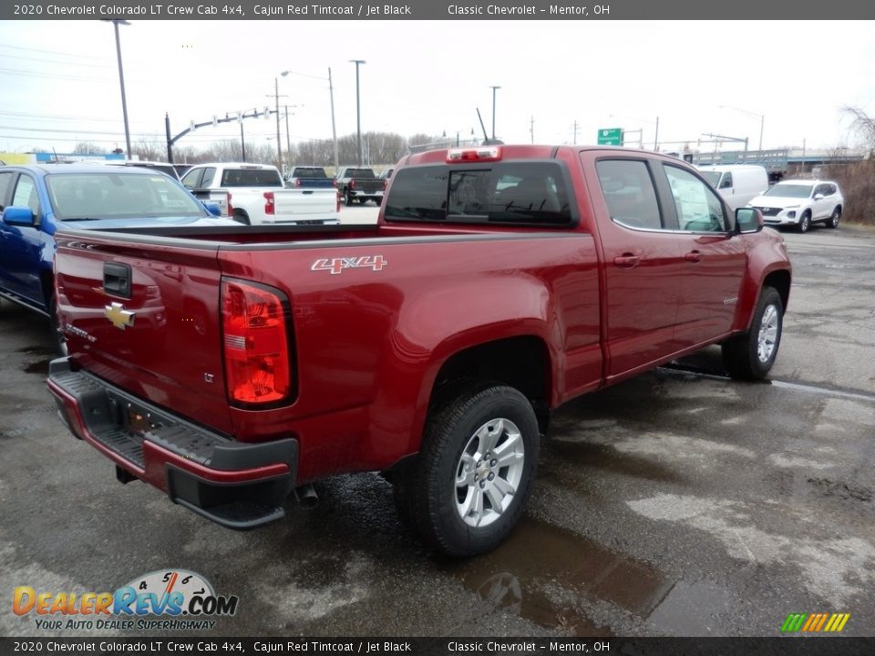 2020 Chevrolet Colorado LT Crew Cab 4x4 Cajun Red Tintcoat / Jet Black Photo #4