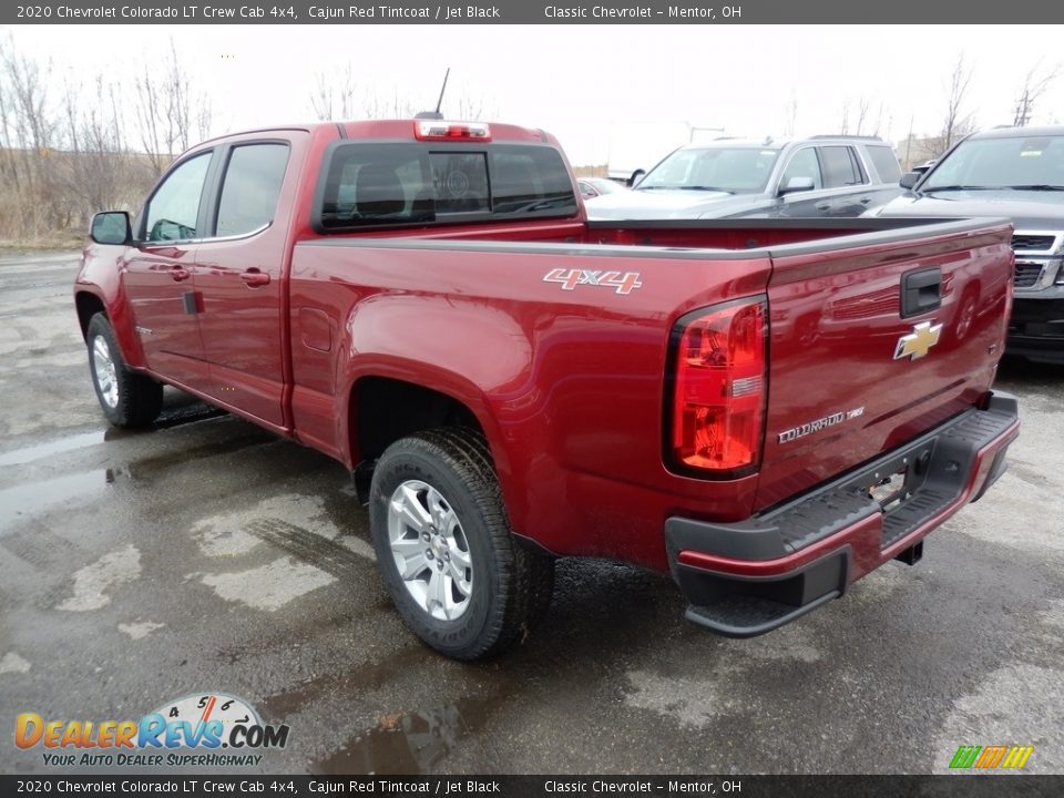 2020 Chevrolet Colorado LT Crew Cab 4x4 Cajun Red Tintcoat / Jet Black Photo #5