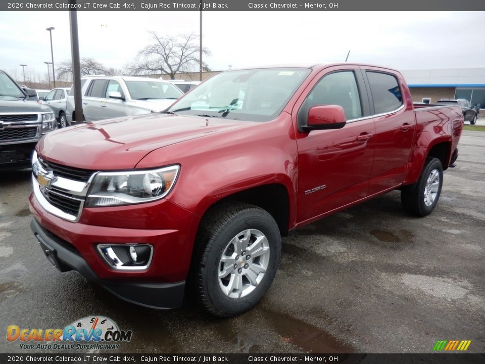 2020 Chevrolet Colorado LT Crew Cab 4x4 Cajun Red Tintcoat / Jet Black Photo #1