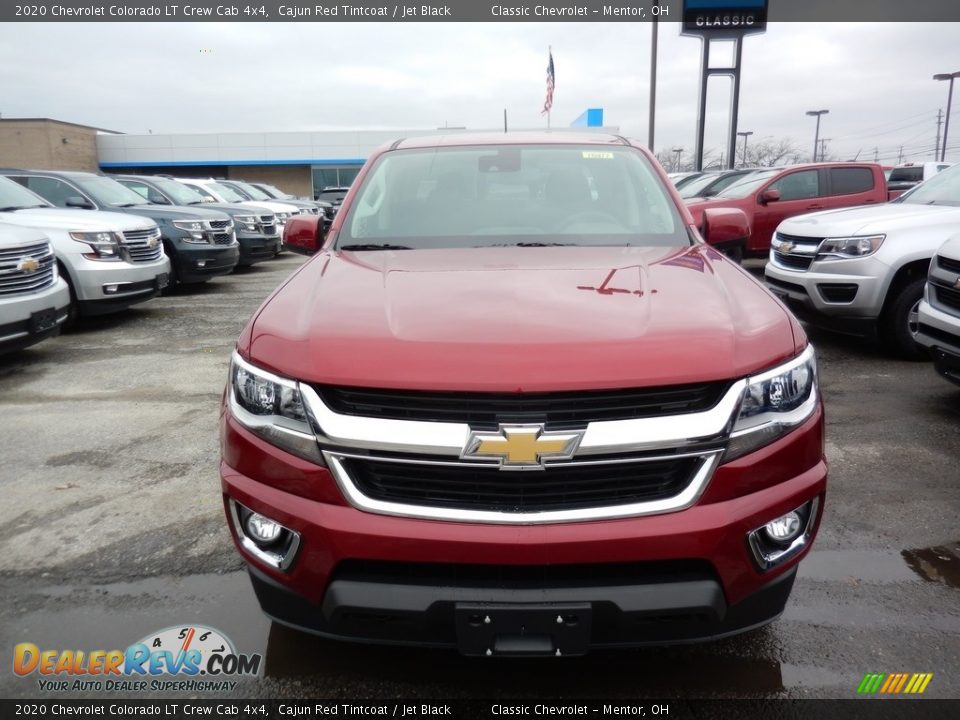 2020 Chevrolet Colorado LT Crew Cab 4x4 Cajun Red Tintcoat / Jet Black Photo #2