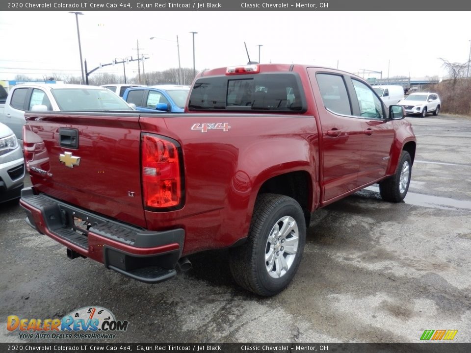 2020 Chevrolet Colorado LT Crew Cab 4x4 Cajun Red Tintcoat / Jet Black Photo #4