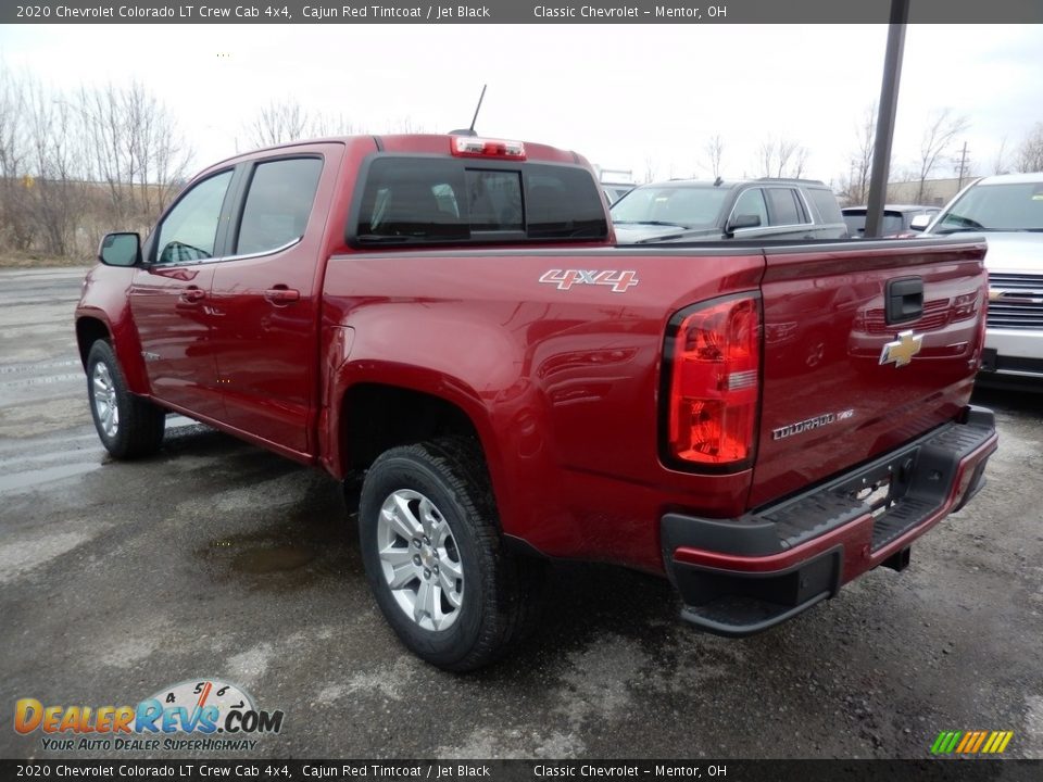 2020 Chevrolet Colorado LT Crew Cab 4x4 Cajun Red Tintcoat / Jet Black Photo #5