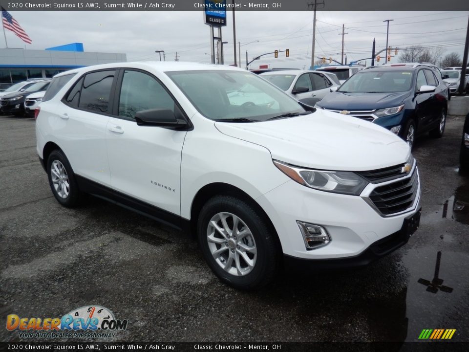 2020 Chevrolet Equinox LS AWD Summit White / Ash Gray Photo #3