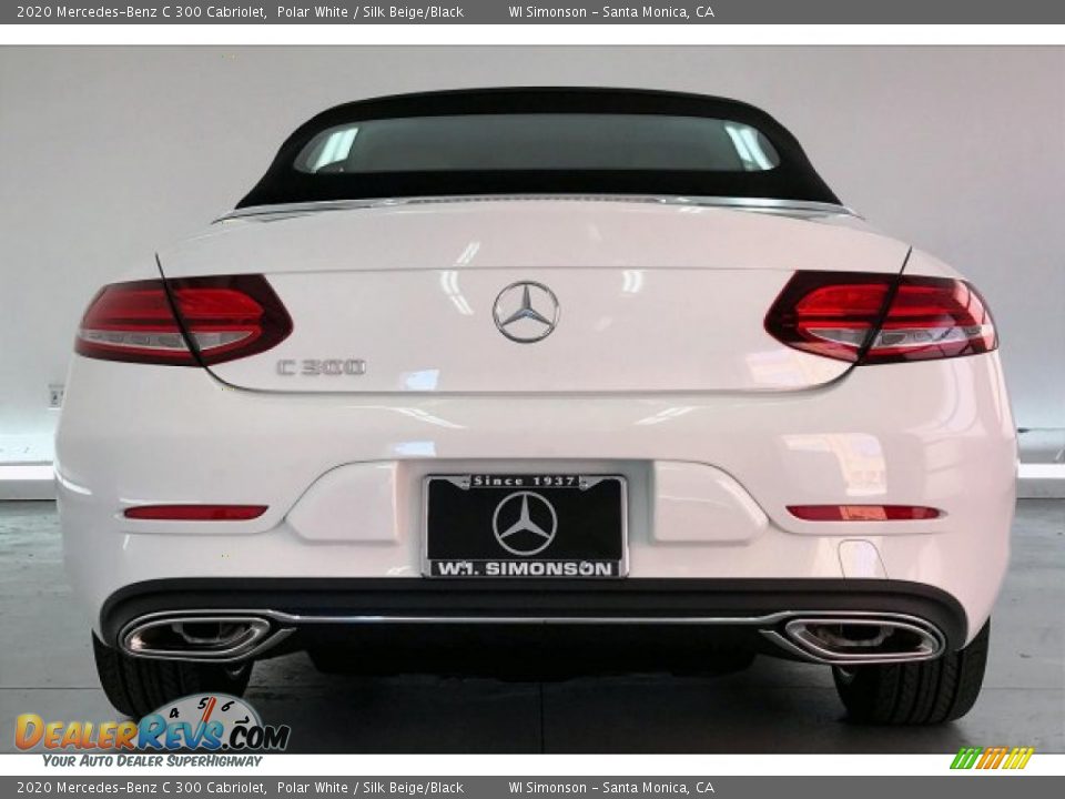 2020 Mercedes-Benz C 300 Cabriolet Polar White / Silk Beige/Black Photo #3
