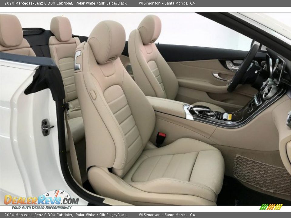 Silk Beige/Black Interior - 2020 Mercedes-Benz C 300 Cabriolet Photo #5