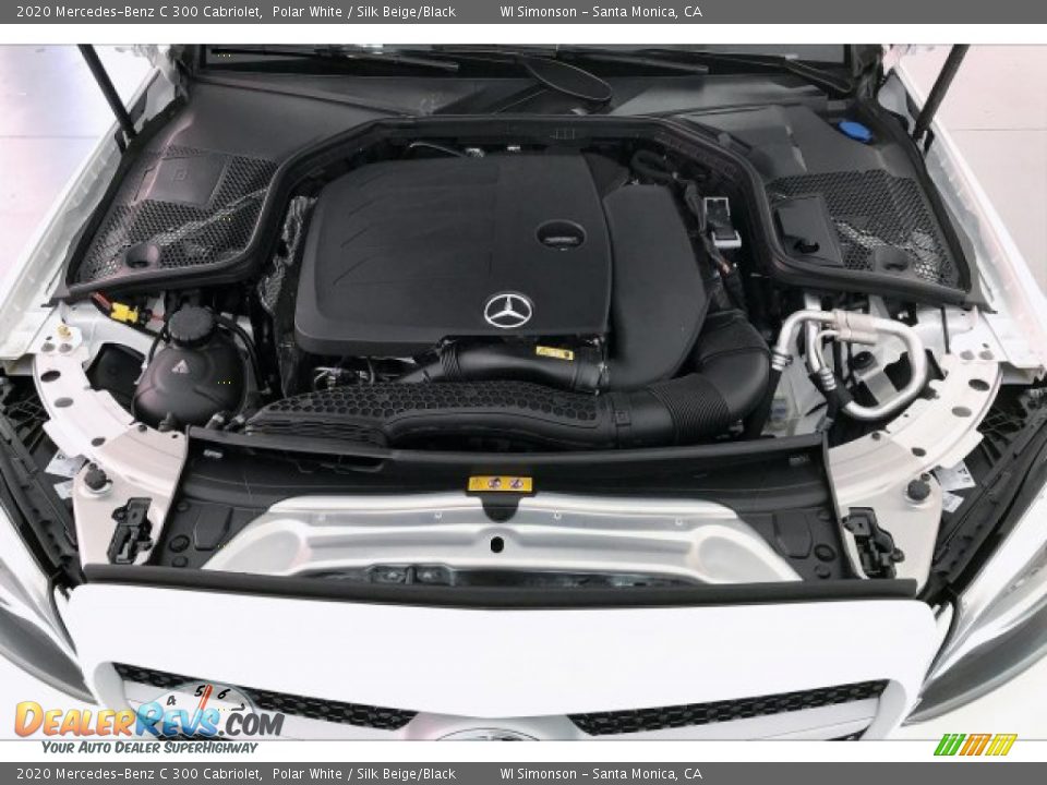 2020 Mercedes-Benz C 300 Cabriolet Polar White / Silk Beige/Black Photo #8