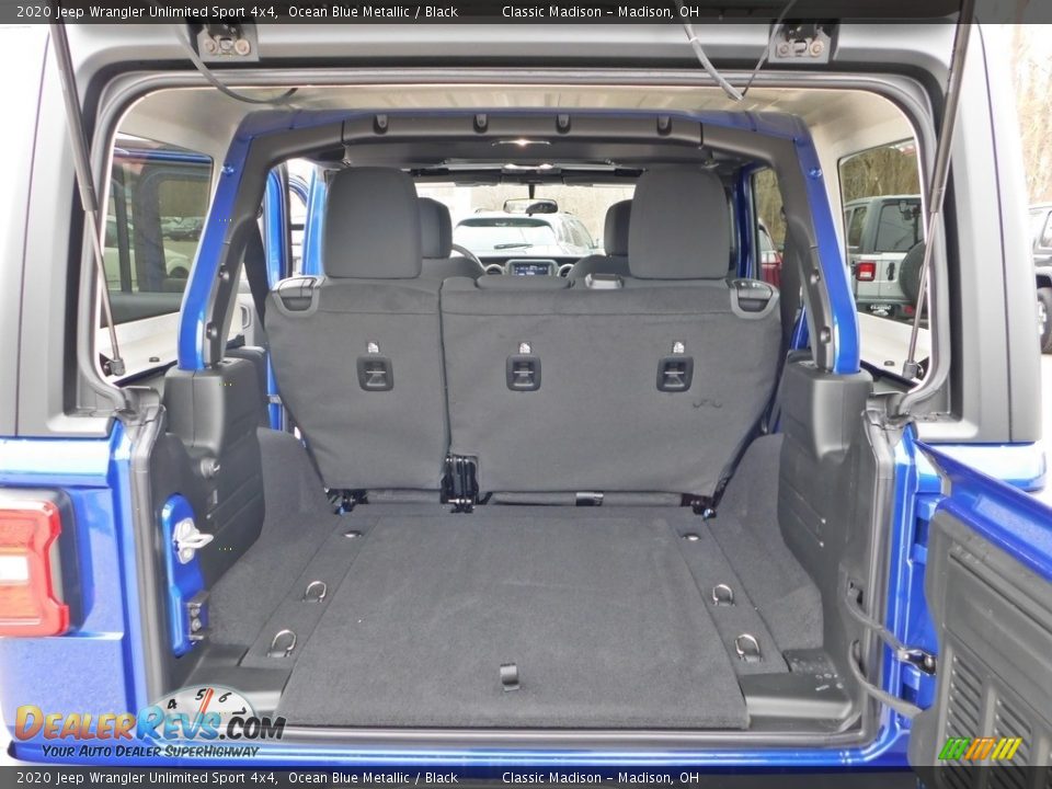 2020 Jeep Wrangler Unlimited Sport 4x4 Ocean Blue Metallic / Black Photo #18