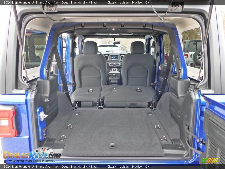 2020 Jeep Wrangler Unlimited Sport 4x4 Ocean Blue Metallic / Black Photo #19