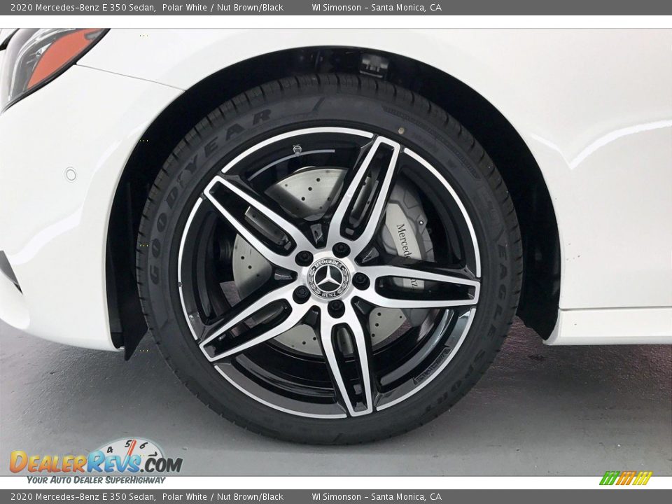 2020 Mercedes-Benz E 350 Sedan Polar White / Nut Brown/Black Photo #9