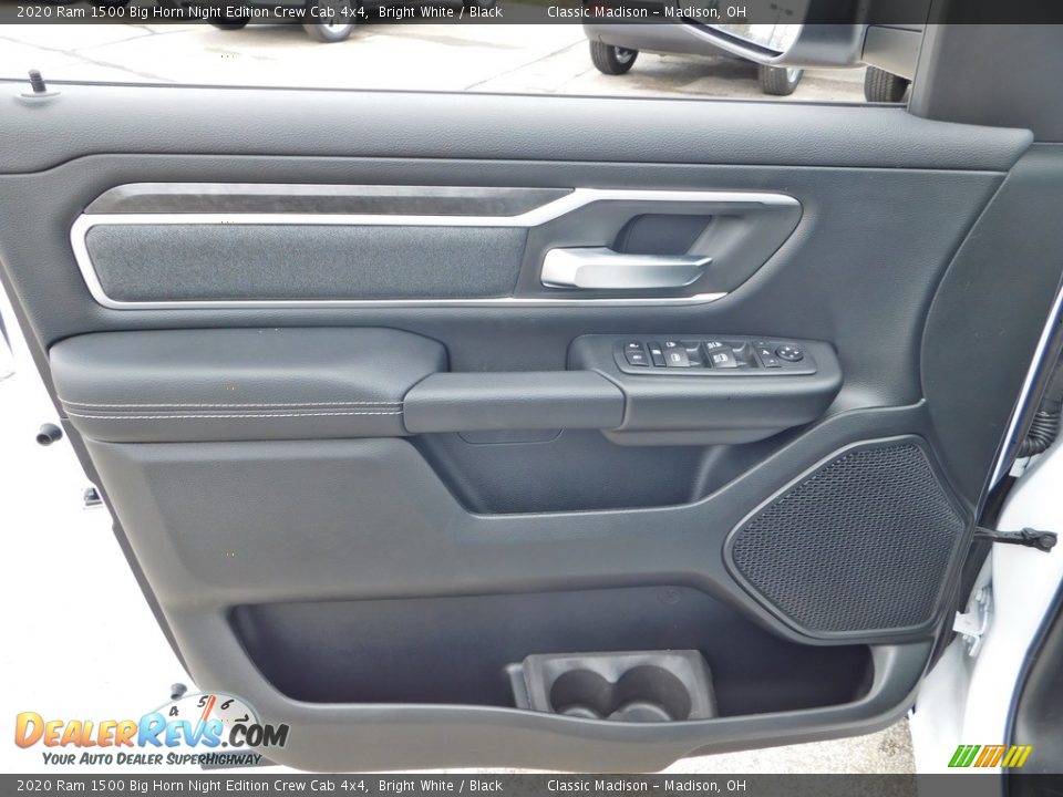 2020 Ram 1500 Big Horn Night Edition Crew Cab 4x4 Bright White / Black Photo #11