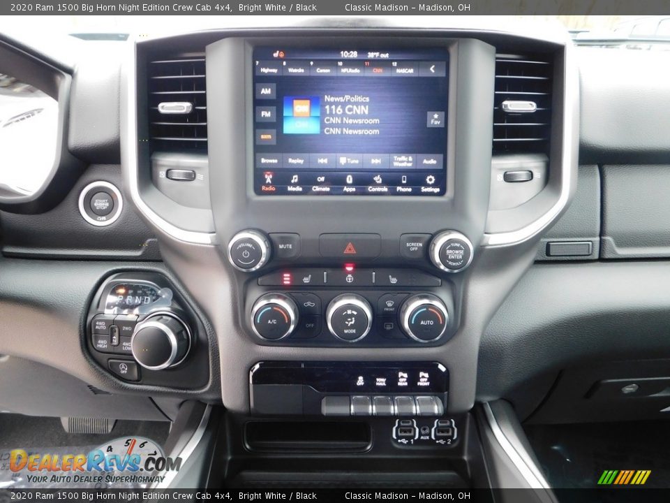 2020 Ram 1500 Big Horn Night Edition Crew Cab 4x4 Bright White / Black Photo #14
